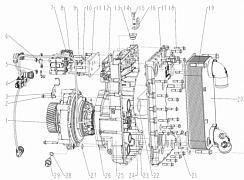 1700210-DY812 автоматическая коробка передач в сборе (F12JZ22A+FHB400) — Замедлитель в сборе