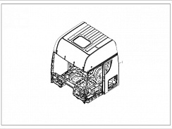 5000020-E1-B83A-001-#24-Q2 Кабина в сборе - окрашена, не оборудована