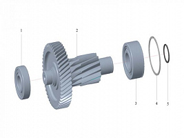 1700011AAG (F12JZ22A+FHB400) – Узел автоматической трансмиссии (F12JZ22A+FHB400) – Узел промежуточного вала задней коробки отбора мощности