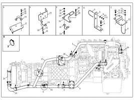 3524100-D1-[BJ019]-001 Гидравлическая система замедлителя