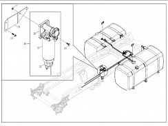 1105010-V1-[BJ070]-001 Топливный фильтр
