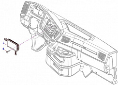 7913G01-BJ003 терминал информационной службы транспортного средства в сборе