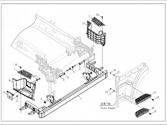 5103031-G1-[DY683]-001 Подножка лестницы