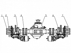 2400010-B1 457, 3,077, АБС, Knorr – Узел заднего моста – Узел заднего моста