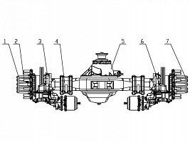 2400010-B1 457, 3,077, АБС, Knorr – Узел заднего моста – Узел заднего моста