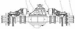 2400010-DY812 задний мост в сборе (обновленный мост 498, 2.867, ABS, дисковый) — задний мост в сборе