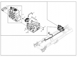 1160010-S1-[BJ070]-001 Бак для мочевины