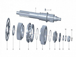 1700011AAP (F12JZ22A+FHB400) – Узел автоматической трансмиссии (F12JZ22A+FHB400) – Узел первичного вала