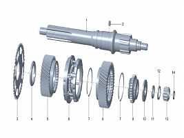 1700011AAP (F12JZ22A+FHB400) – Узел автоматической трансмиссии (F12JZ22A+FHB400) – Узел первичного вала
