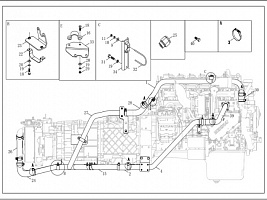3524100-D2-[BJ019]-001 Гидравлическая система замедлителя